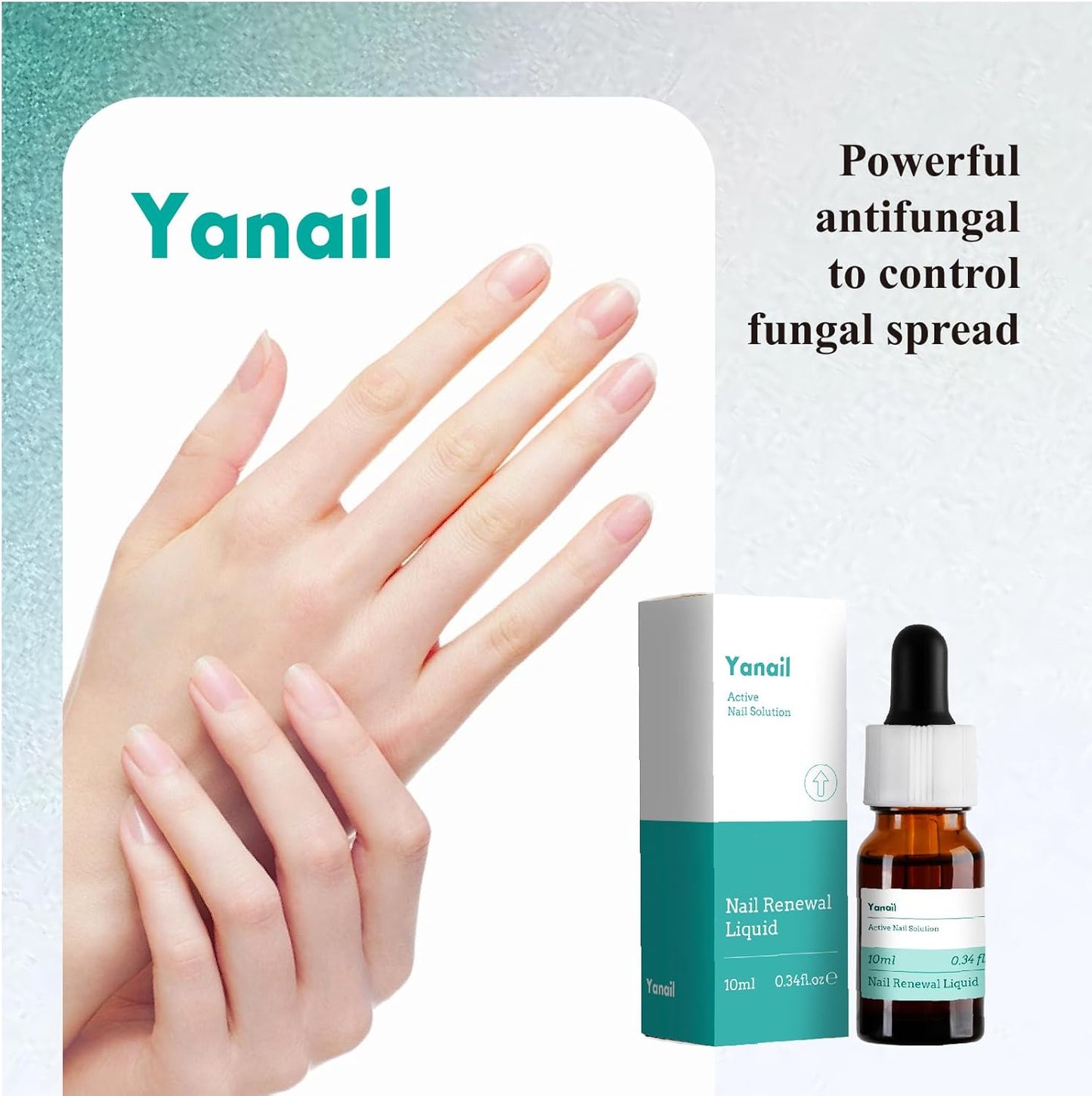 Yanail Fungal Nail Treatment | Nail Fungus Treatment for Toenails Extra Strong，10ml