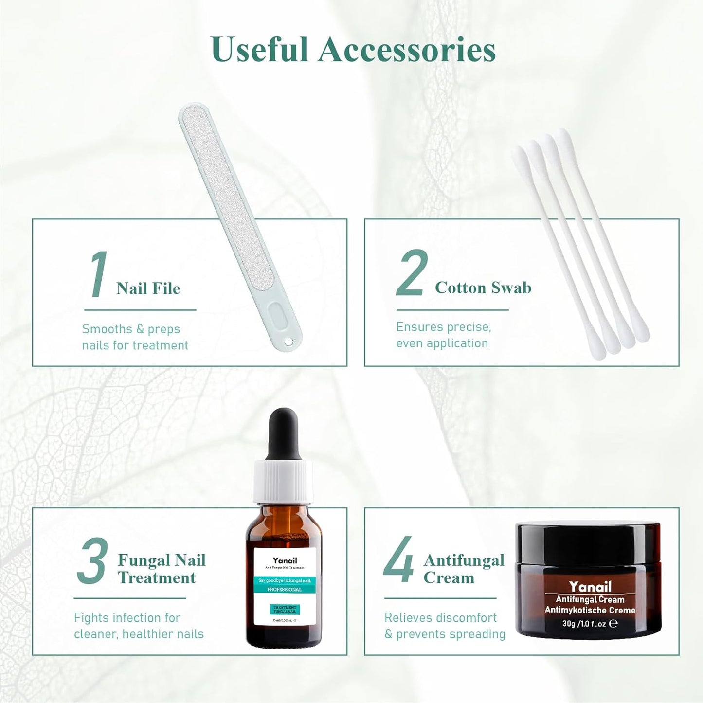 Yanail Fungal Nail Treatment & Antifungal Cream for Toenail